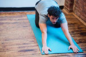 stretching